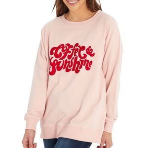 Wildfox NWT Pink Coffee & Sunshine Top